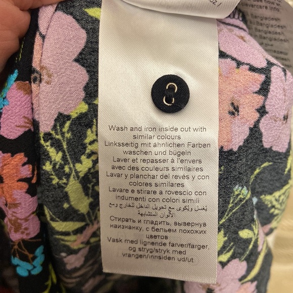 🧡Beautiful ICHI Floral Dress Size 38 Denmark - Picture 5 of 5